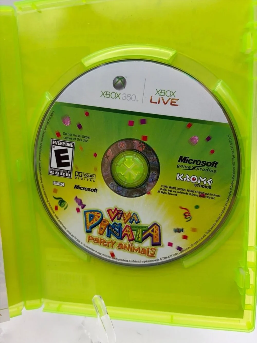 Viva Pinata: Party Animals (Microsoft Xbox 360, 2007) No Manual- Tested